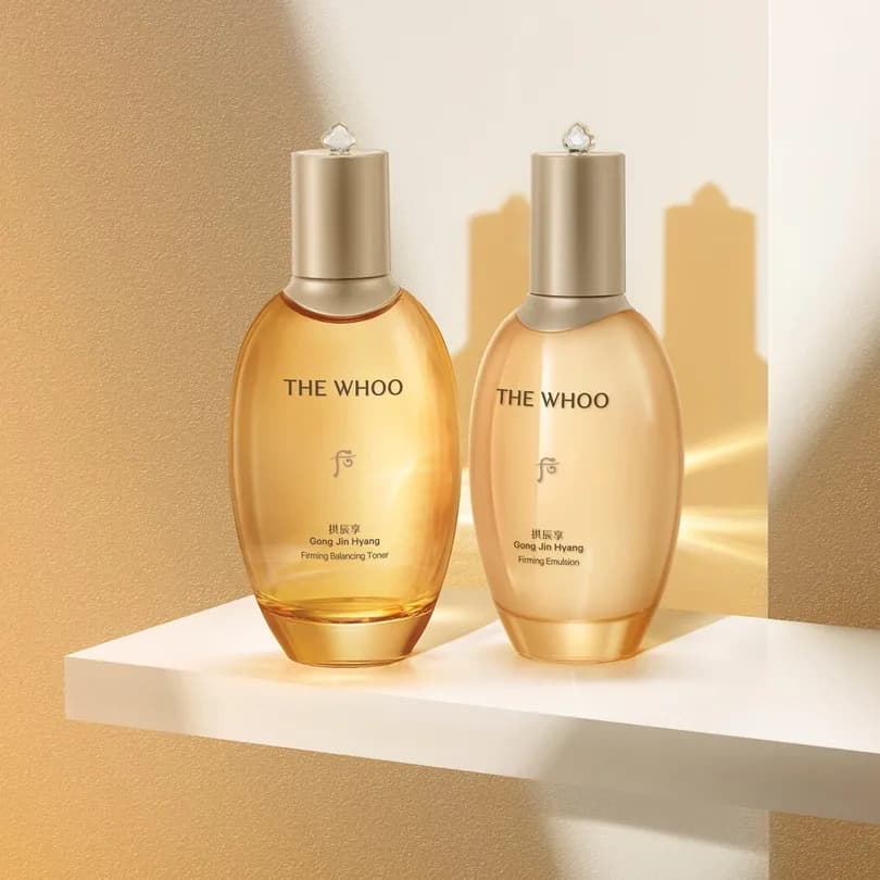 THE WHOO Gong Jin Hyang Essential Firming 2pcs Set (Toner 150ml+Emulsion 110ml)